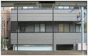 ビジョンコントロールフィルム施工前画像正面