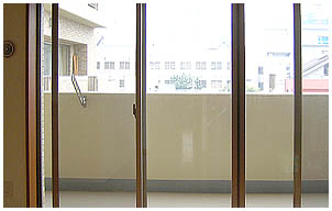 ビジョンコントロールフィルム施工前画像正面