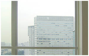 ビジョンコントロールフィルム施工前画像正面